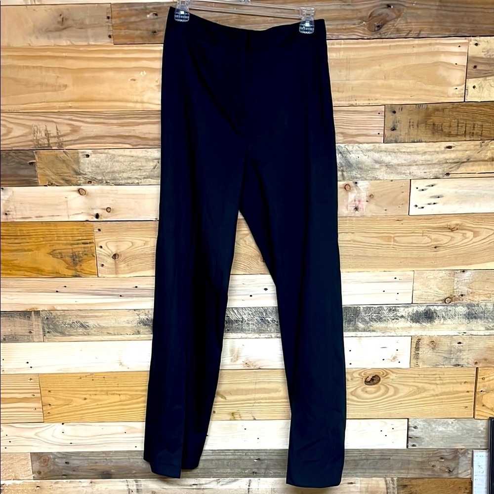 Eddie Bauer size 6 Black Lightweight Stretchy High-rise Trousers with Pockets